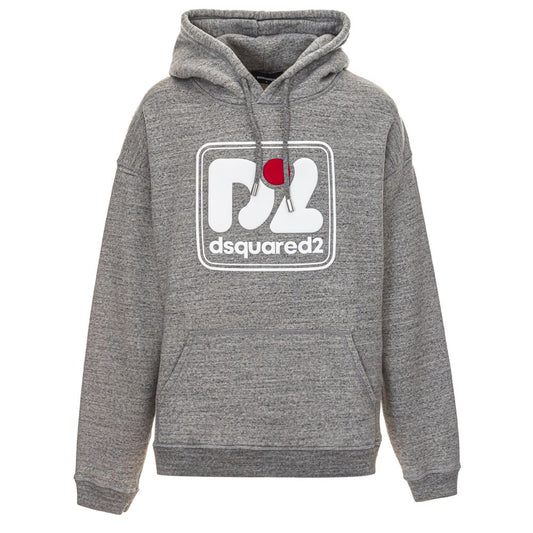 Dsquared² Grauer Baumwoll-Hoodie