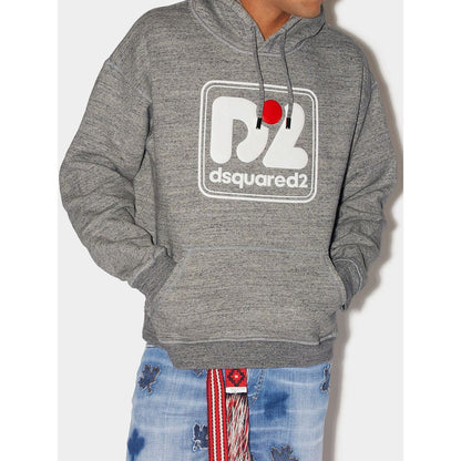 Dsquared² Grauer Baumwoll-Hoodie