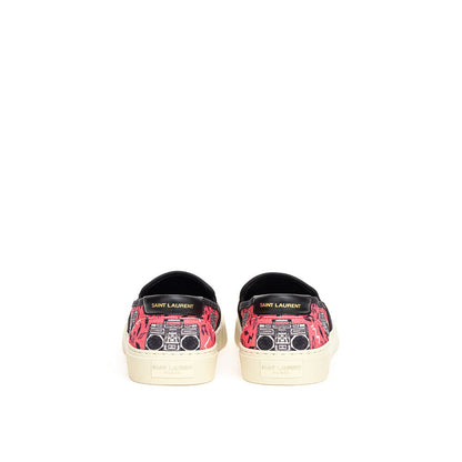 Saint Laurent – Rosa Baumwoll-Sneaker
