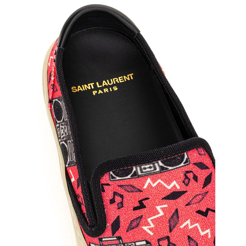 Saint Laurent – Rosa Baumwoll-Sneaker