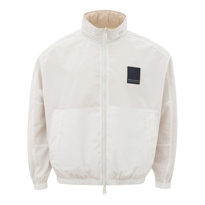 Armani Exchange – Beige Polyamidjacke für den modernen Mann