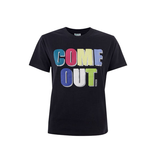 Kenzo – Elegantes Baumwoll-T-Shirt in zeitlosem Schwarz