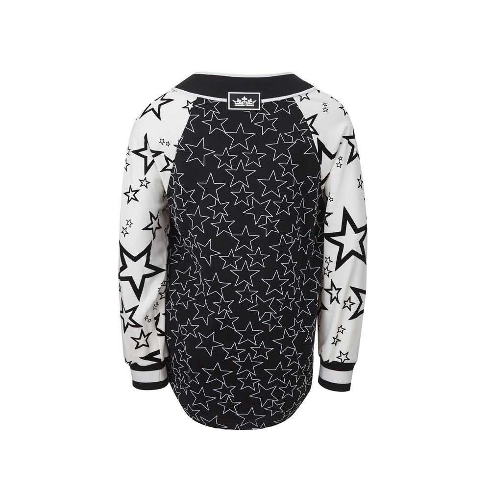 Dolce &amp; Gabbana Chic Schwarzer Baumwollpullover für Damen