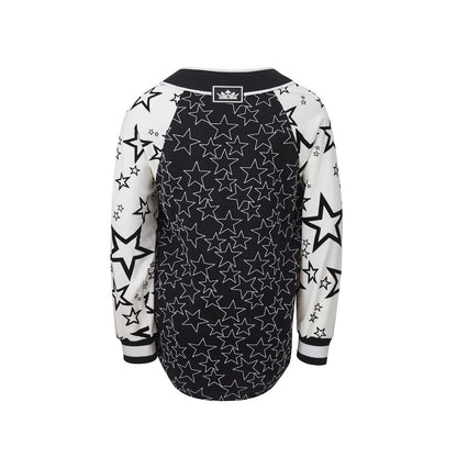 Dolce &amp; Gabbana Chic Schwarzer Baumwollpullover für Damen
