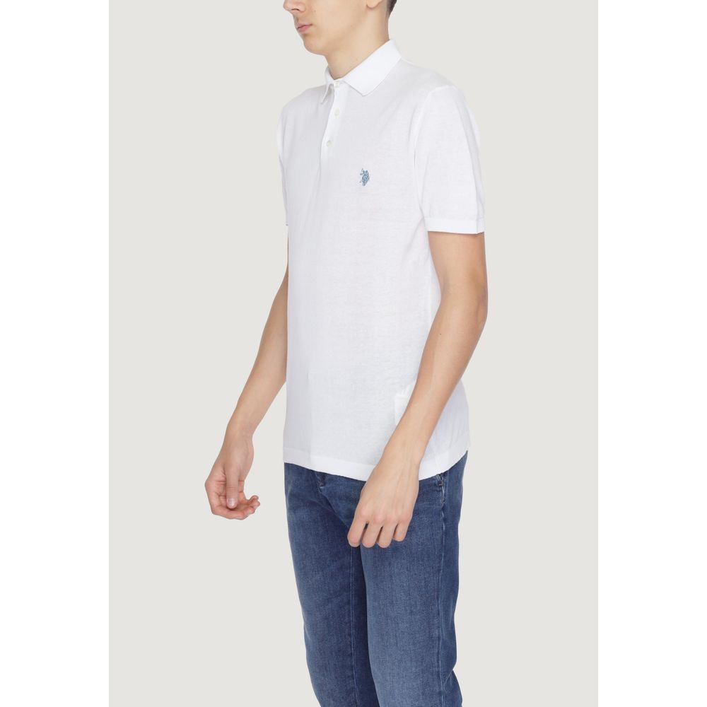 US POLO ASSN. Weißer Baumwollpullover