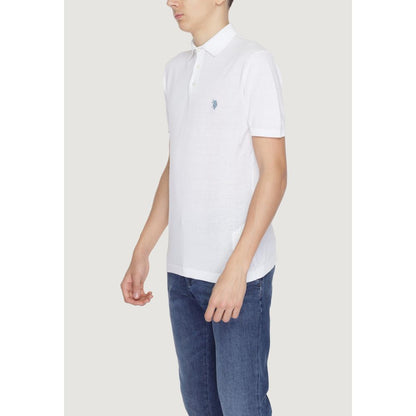 US POLO ASSN. Weißer Baumwollpullover