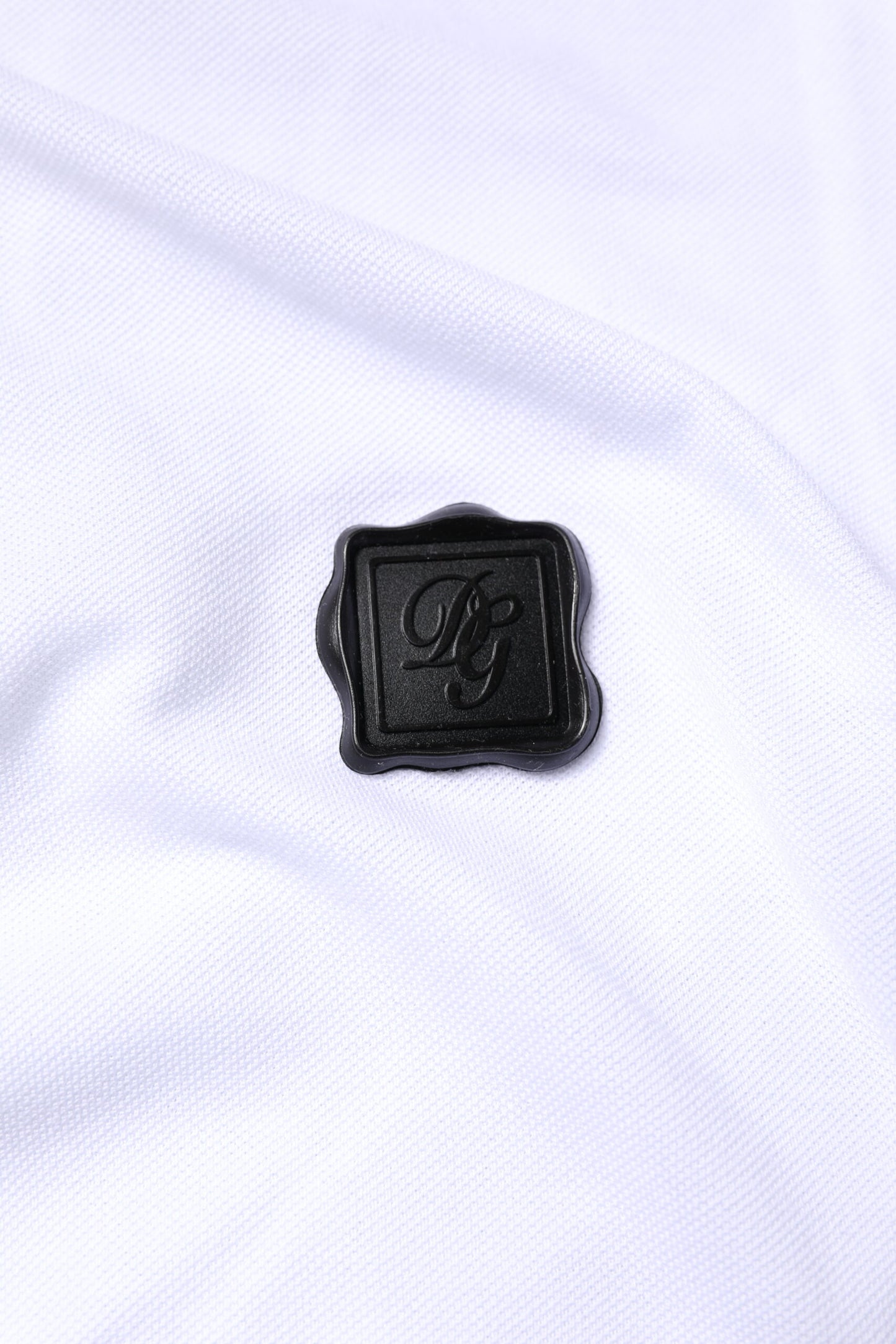 Dolce &amp; Gabbana White Cotton Logo Collared Polo T-shirt