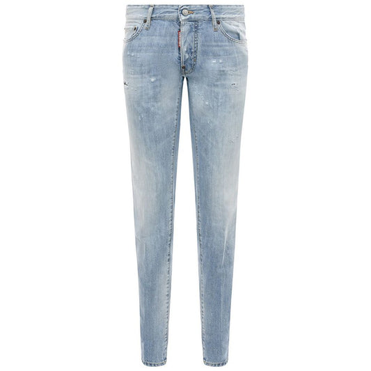 Dsquared² Hellblaue Baumwolljeans für Herren