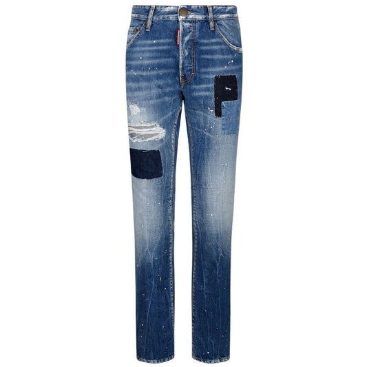 Dsquared² Blaue Jeans und Hose aus Baumwolle