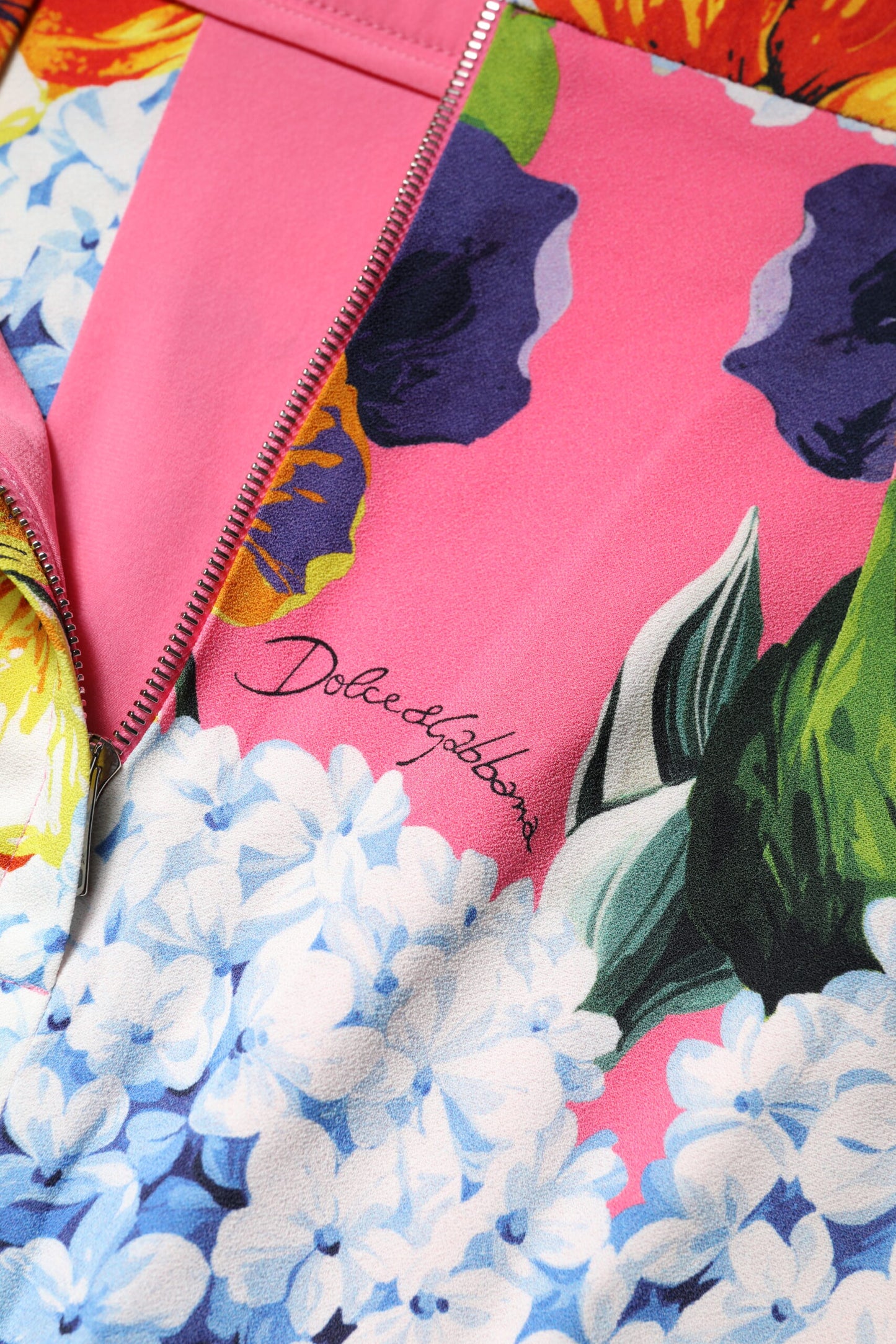 Dolce &amp; Gabbana – Mehrfarbiger Midirock mit Blumenmuster und hoher Taille