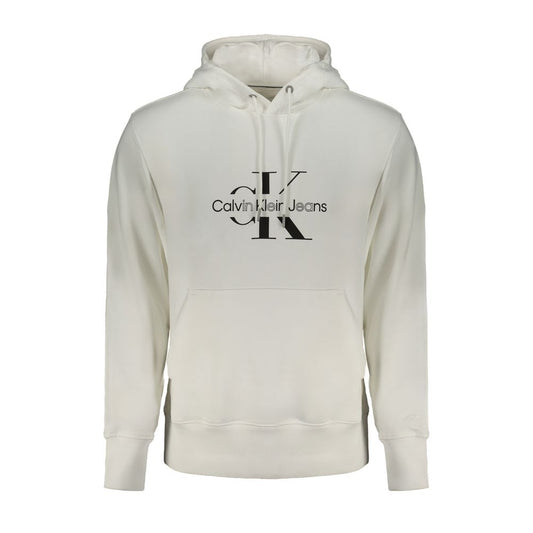 Calvin Klein – Weißer Baumwollpullover