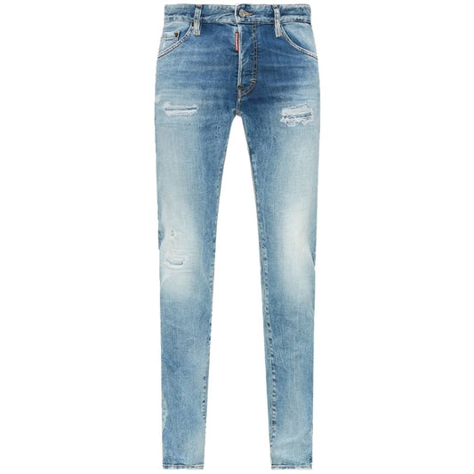 Dsquared² Blaue Jeans und Hose aus Baumwolle