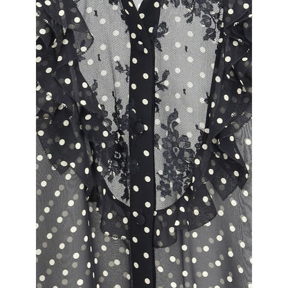 Valentino – Seidenhemd mit Polka-Dots