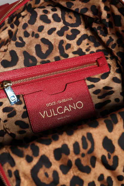 Dolce &amp; Gabbana Roter #DGFAMILY VULCANO Verzierungsrucksack