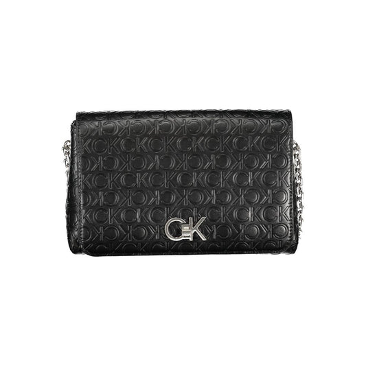 Calvin Klein Schwarze Polyester-Handtasche