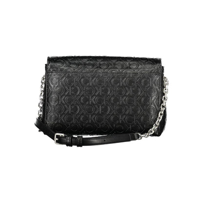 Calvin Klein Schwarze Polyester-Handtasche