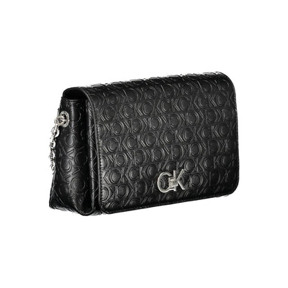 Calvin Klein Schwarze Polyester-Handtasche