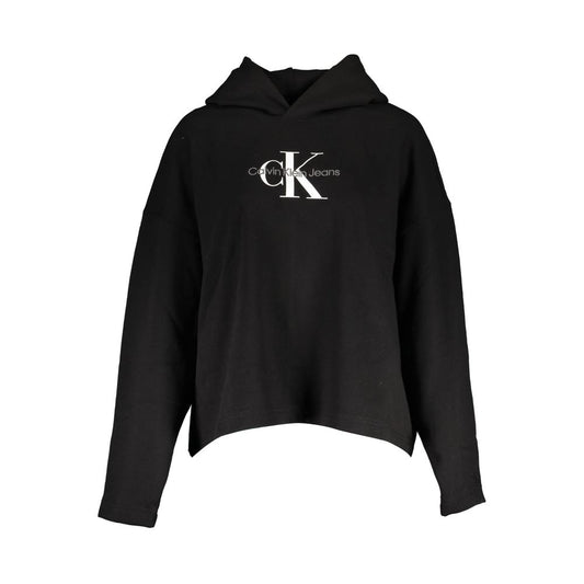 Calvin Klein Damenpullover aus schwarzer Baumwolle