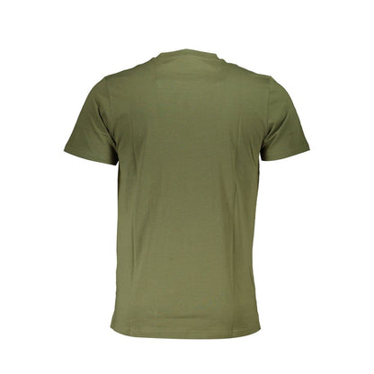 Grünes Baumwoll-T-Shirt der Cavalli-Klasse