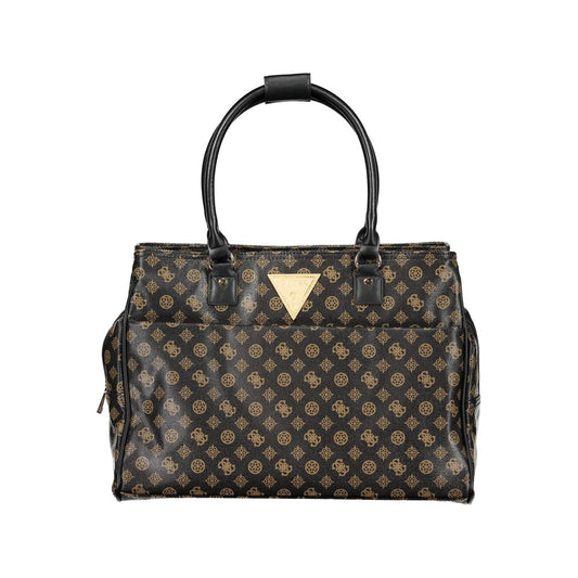 Guess Jeans – Braune Polyethylen-Handtasche