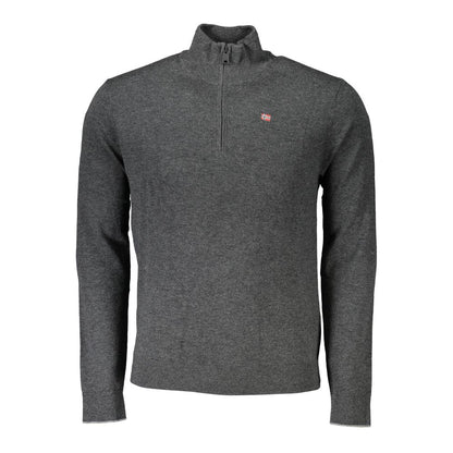 Napapijri Herrenpullover aus grauem Stoff