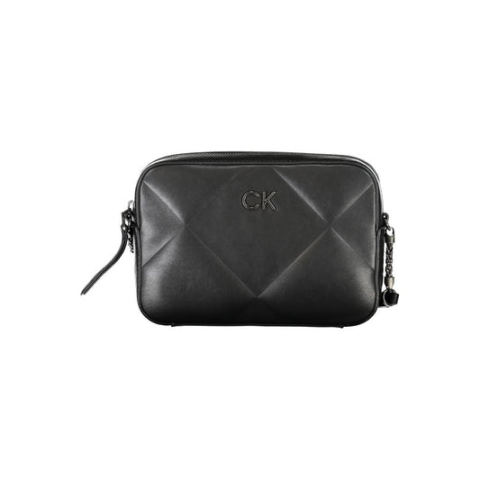 Calvin Klein Schwarze Polyester-Handtasche