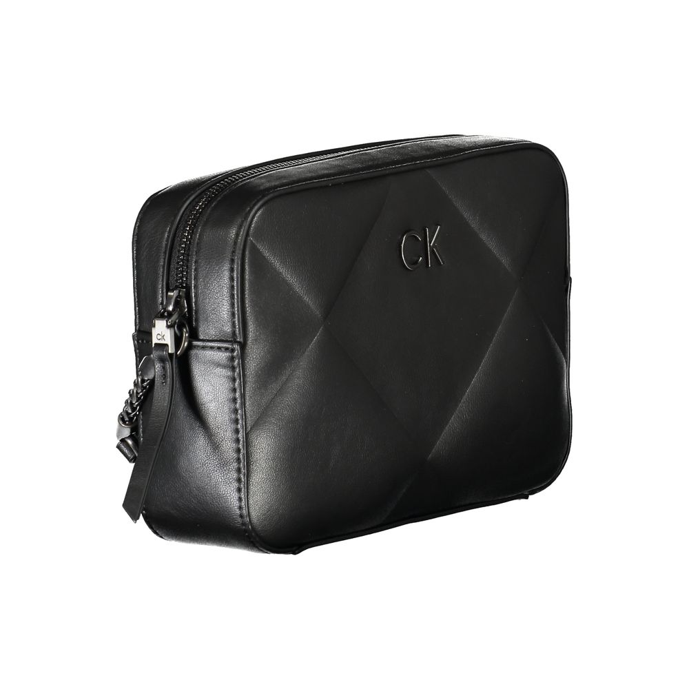 Calvin Klein Schwarze Polyester-Handtasche