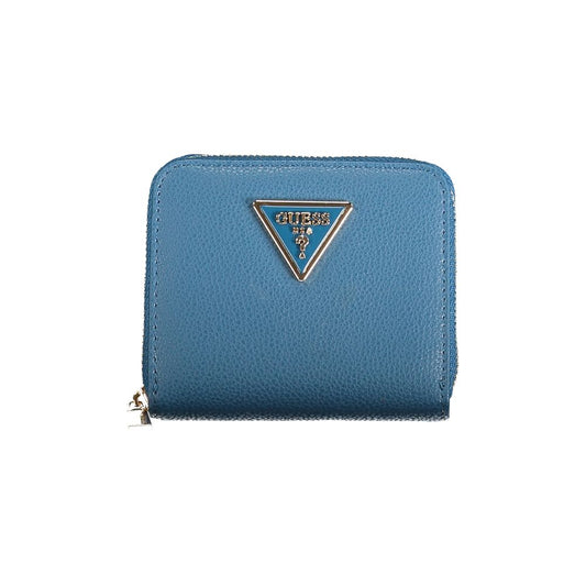 Guess Jeans – Blaue Polyethylen-Geldbörse