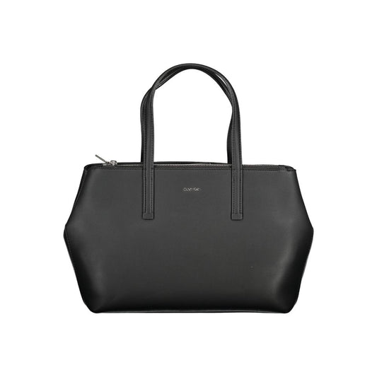 Calvin Klein Schwarze Polyester-Handtasche