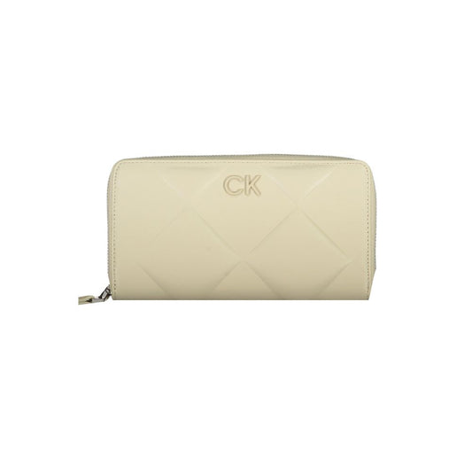 Calvin Klein Beige Polyester Geldbörse