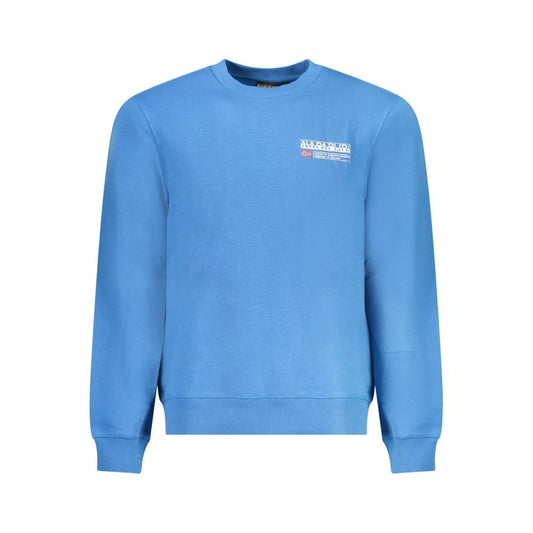 Napapijri Hellblauer Baumwollpullover für Herren