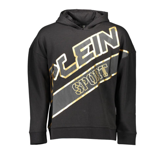 Plein Sport Schwarzer Baumwollpullover für Herren