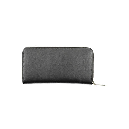 Calvin Klein – Schwarze Polyethylen-Geldbörse für Damen