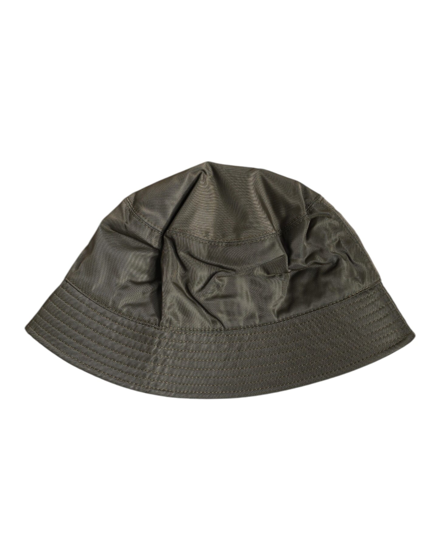 Dolce &amp; Gabbana Brown DG Plaque Wide Brim Bucket Hat