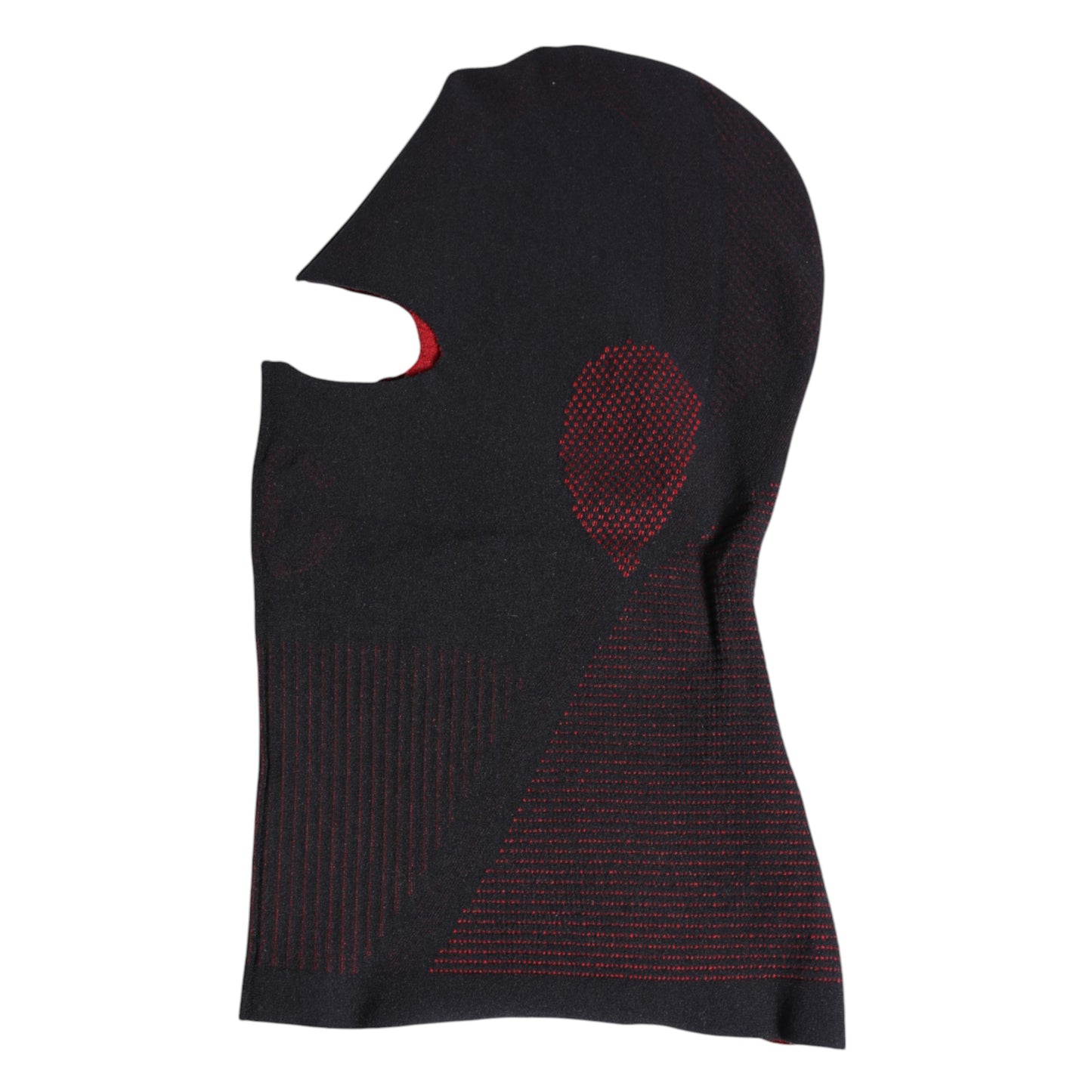 Dolce &amp; Gabbana Black Cotton Knitted Ski Mask Balaclava Hat