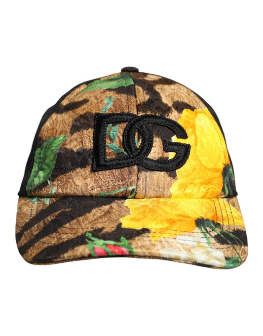Dolce &amp; Gabbana – Mehrfarbige Baseballkappe mit 6 Paneelen und DG-Logo-Aufnäher