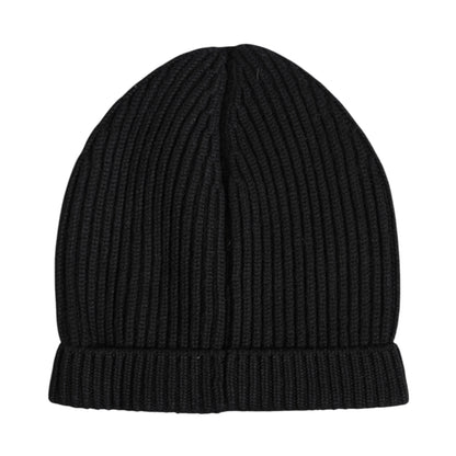 Dolce &amp; Gabbana – Schwarze Wintermütze aus Kaschmir