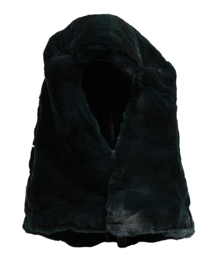 Dolce &amp; Gabbana Schwarze Wieselpelz-Mütze für Damen