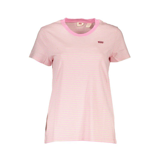 Levi's Rosa Baumwoll-T-Shirt für Damen