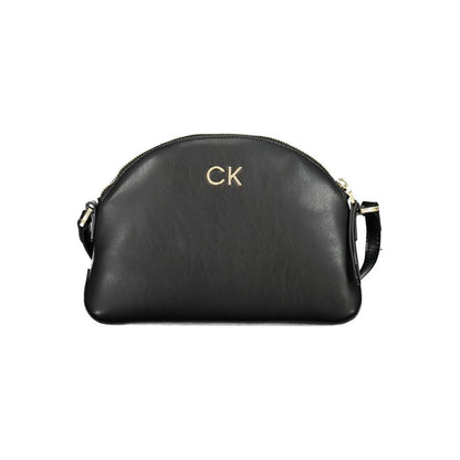 Calvin Klein Schwarze Polyester-Handtasche