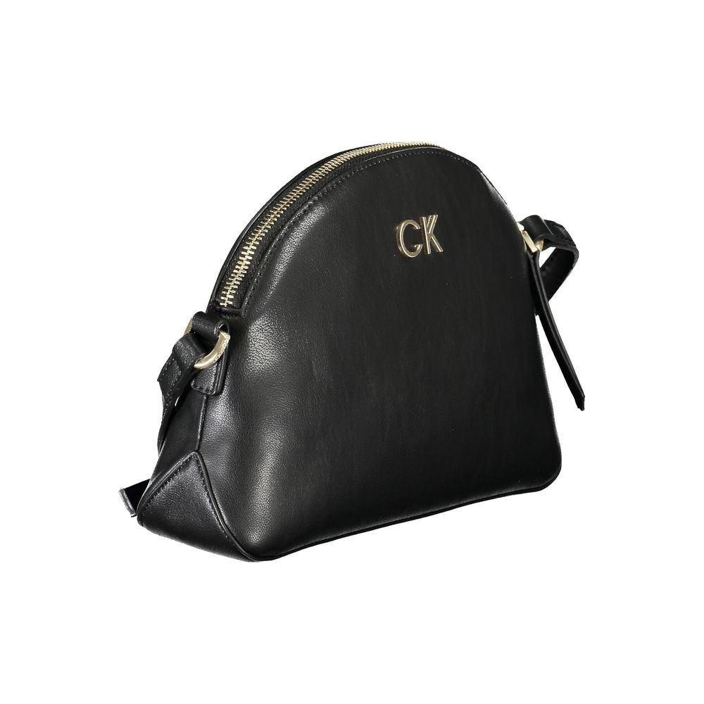Calvin Klein Schwarze Polyester-Handtasche