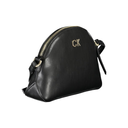 Calvin Klein Schwarze Polyester-Handtasche