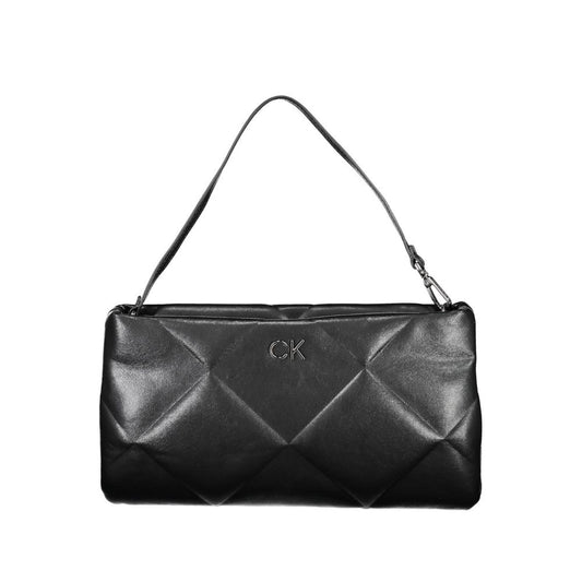 Calvin Klein Schwarze Polyester-Handtasche