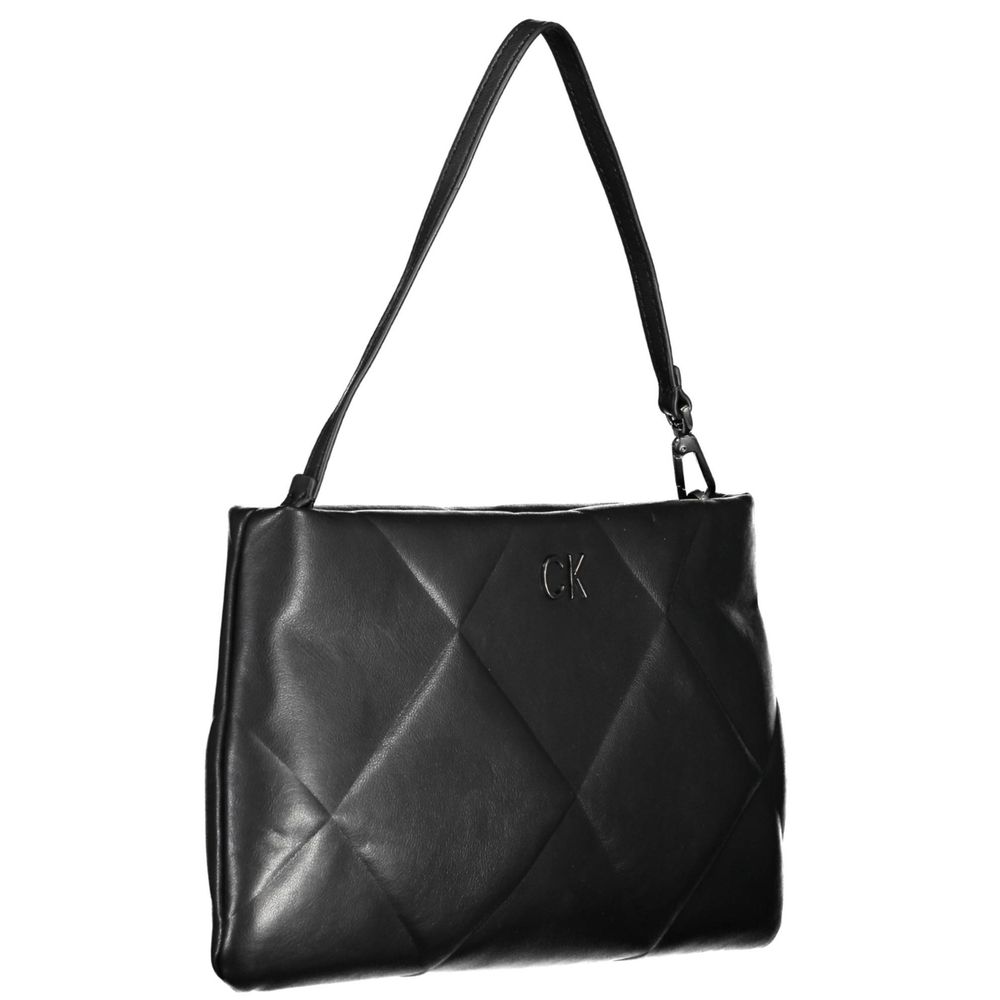 Calvin Klein Schwarze Polyester-Handtasche