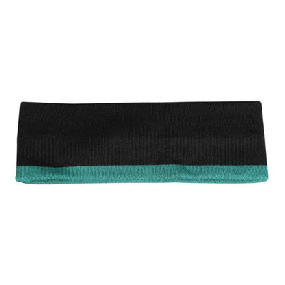 Dolce &amp; Gabbana Black Silk Knitted DG Queen Head Band Hat