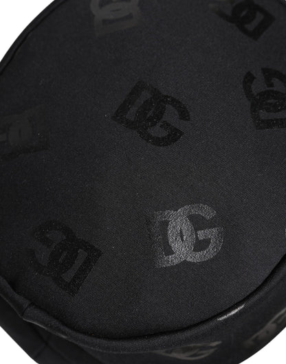 Dolce &amp; Gabbana – Schwarzer Fischerhut aus Polyester-Jacquard mit DG-Monogramm