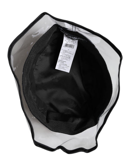 Dolce &amp; Gabbana – Fischerhut aus Nylon und PVC mit DG-Logo, Schwarz