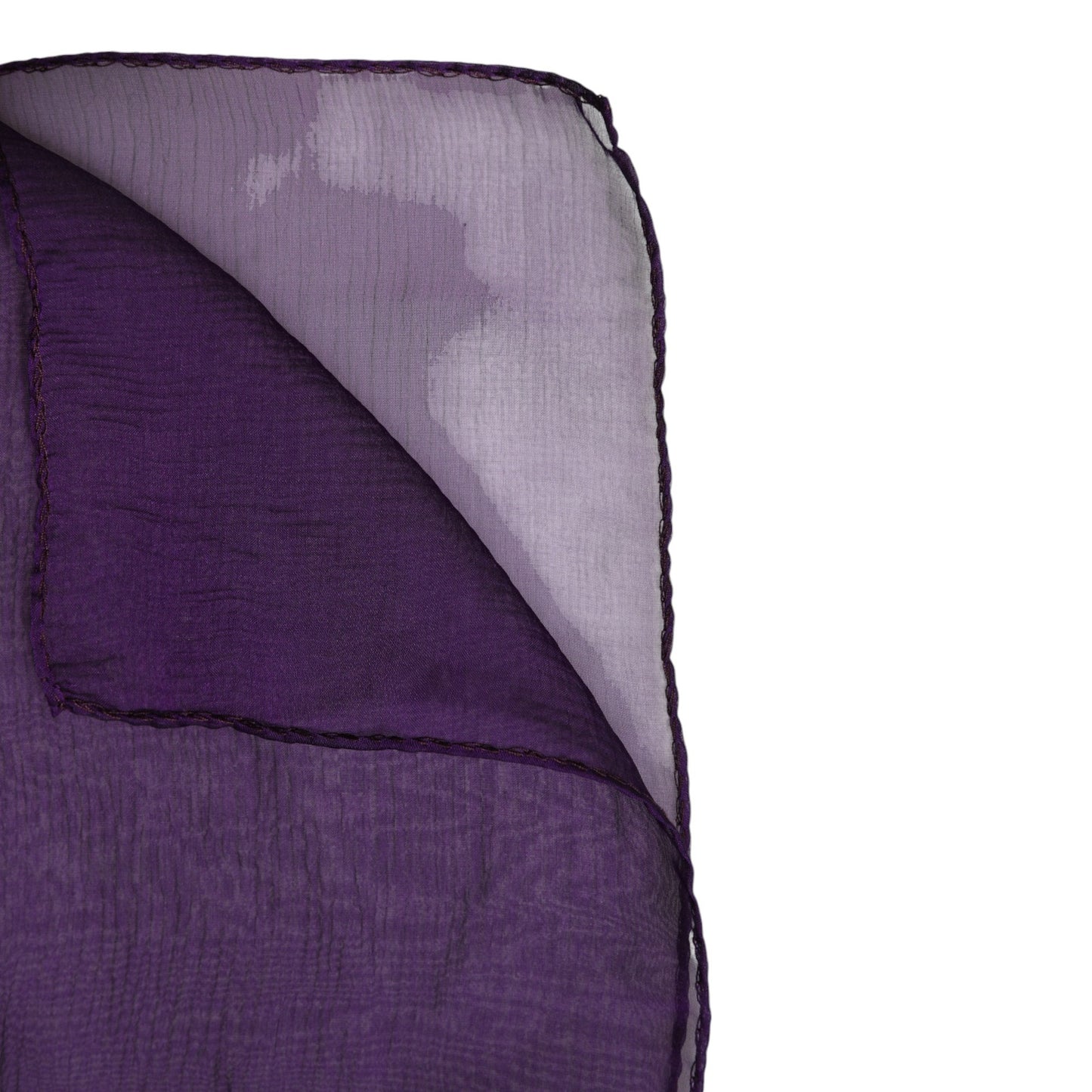 Dolce &amp; Gabbana Purple Silk Rectangle Wrap Shawl Scarf