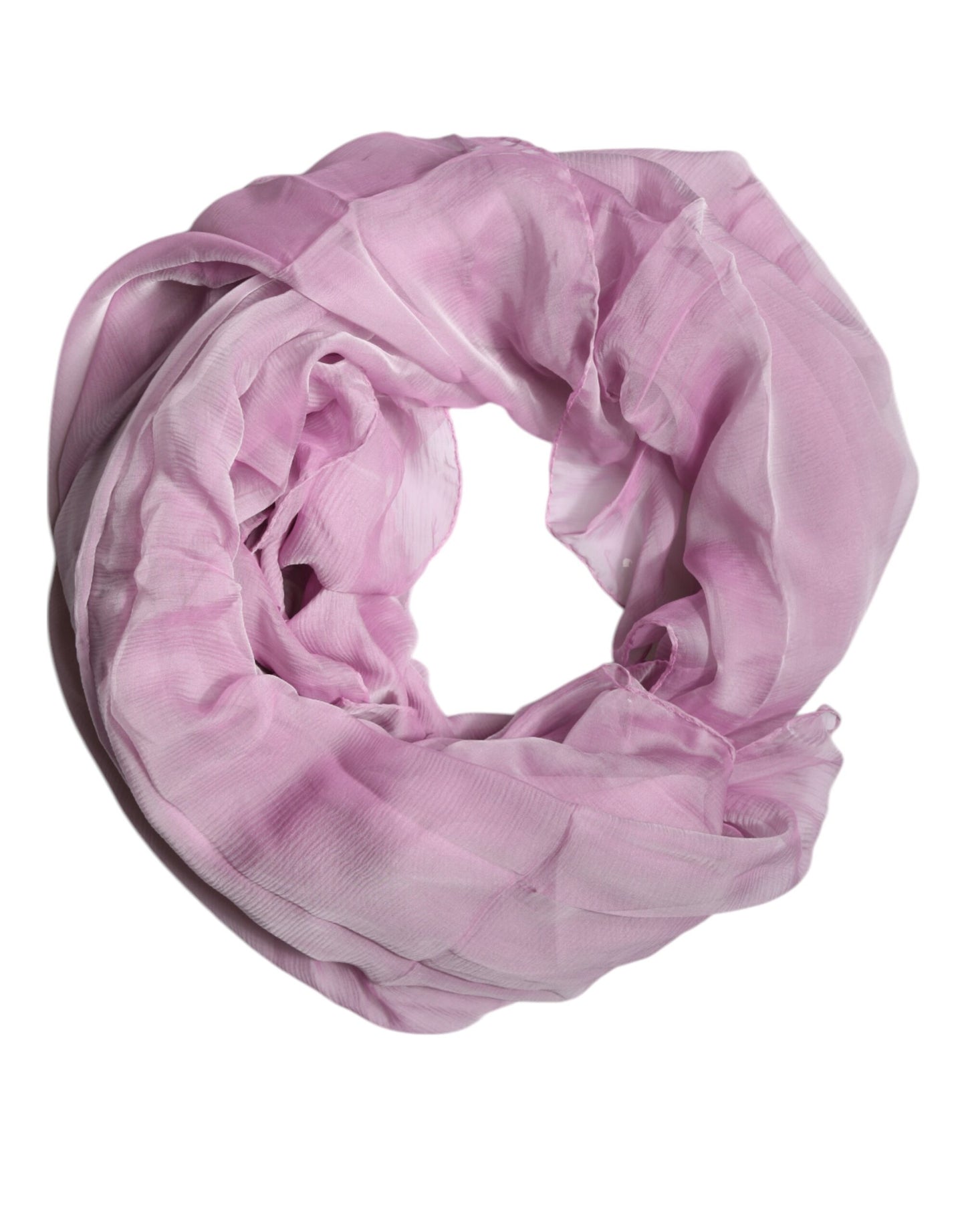 Dolce &amp; Gabbana Pink Silk Rectangle Women Wrap Shawl Scarf