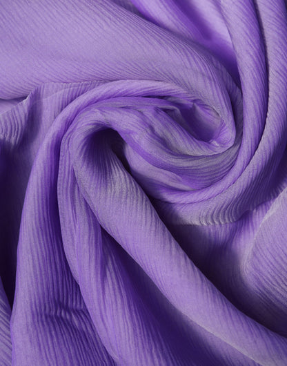Dolce &amp; Gabbana Purple Silk Rectangle Wrap Shawl Scarf